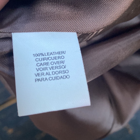 Anne Klein Genuine Leather Skirt - Size 8 - Picture 8 of 11